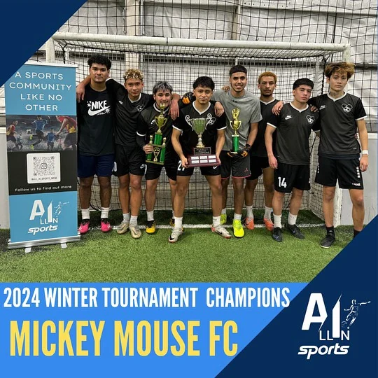 Mickey Mouse FC - Winter Tournament 2024 Champions